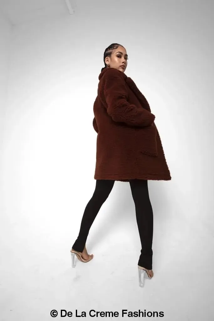 Oversized Teddy Coat Jacqueline