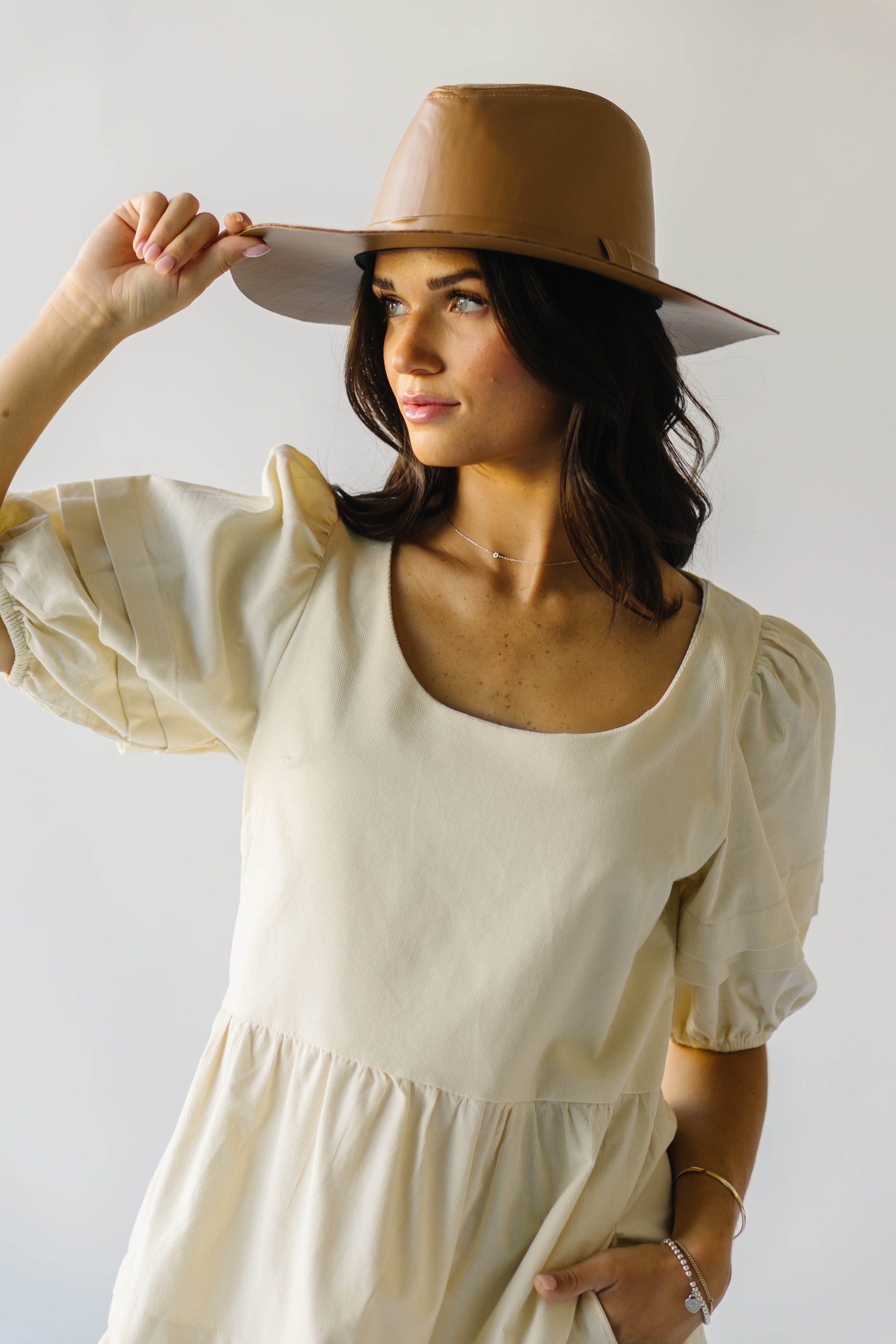 Owensville Corduroy Dress Cream