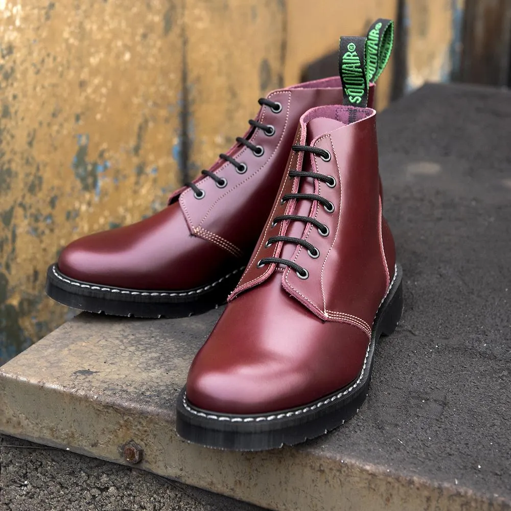 Oxblood Leather Boot - Astronaut Collection by Solovair (6 Eyelet)