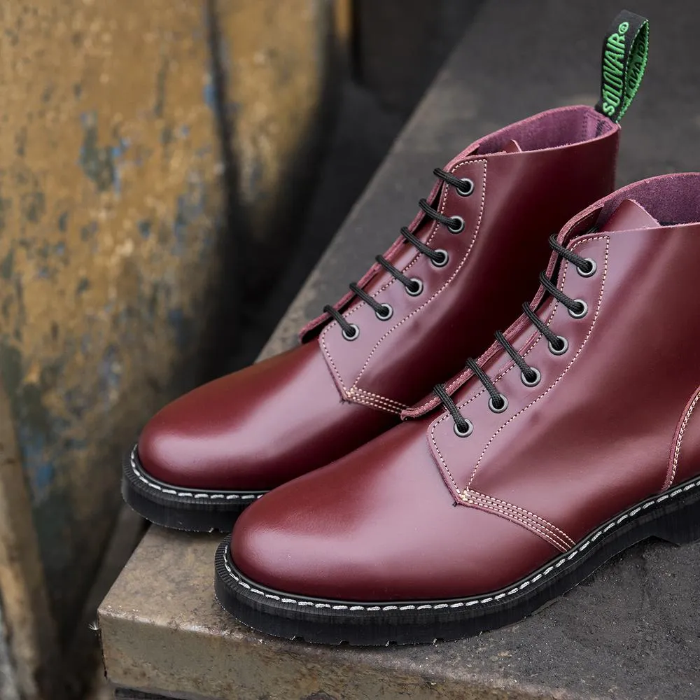 Oxblood Leather Boot - Astronaut Collection by Solovair (6 Eyelet)