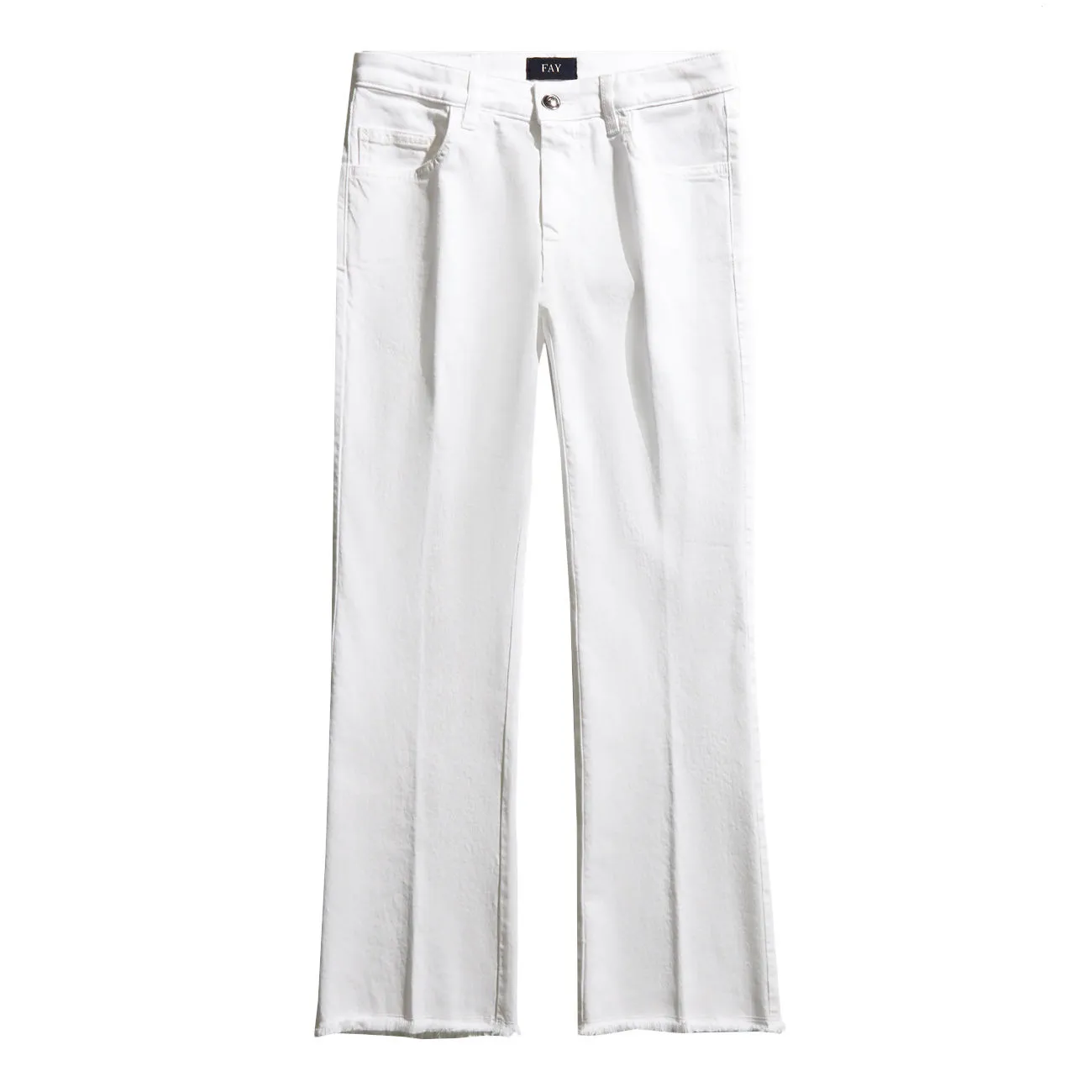 White Women's Cropped Pants