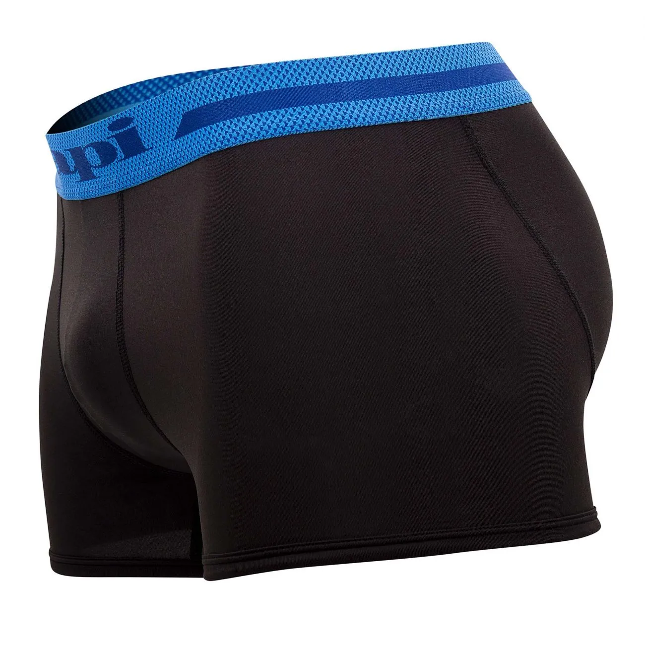 Papi UMPA080 2PK Microflex Brazilian Trunks in Alloy-Black Color