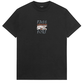 Passport Antler T-Shirt Black