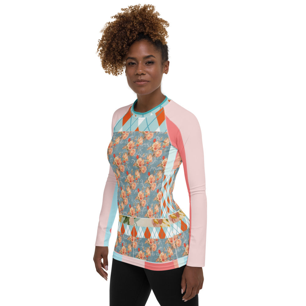 Peach Cream Rashguard - Fashion Top