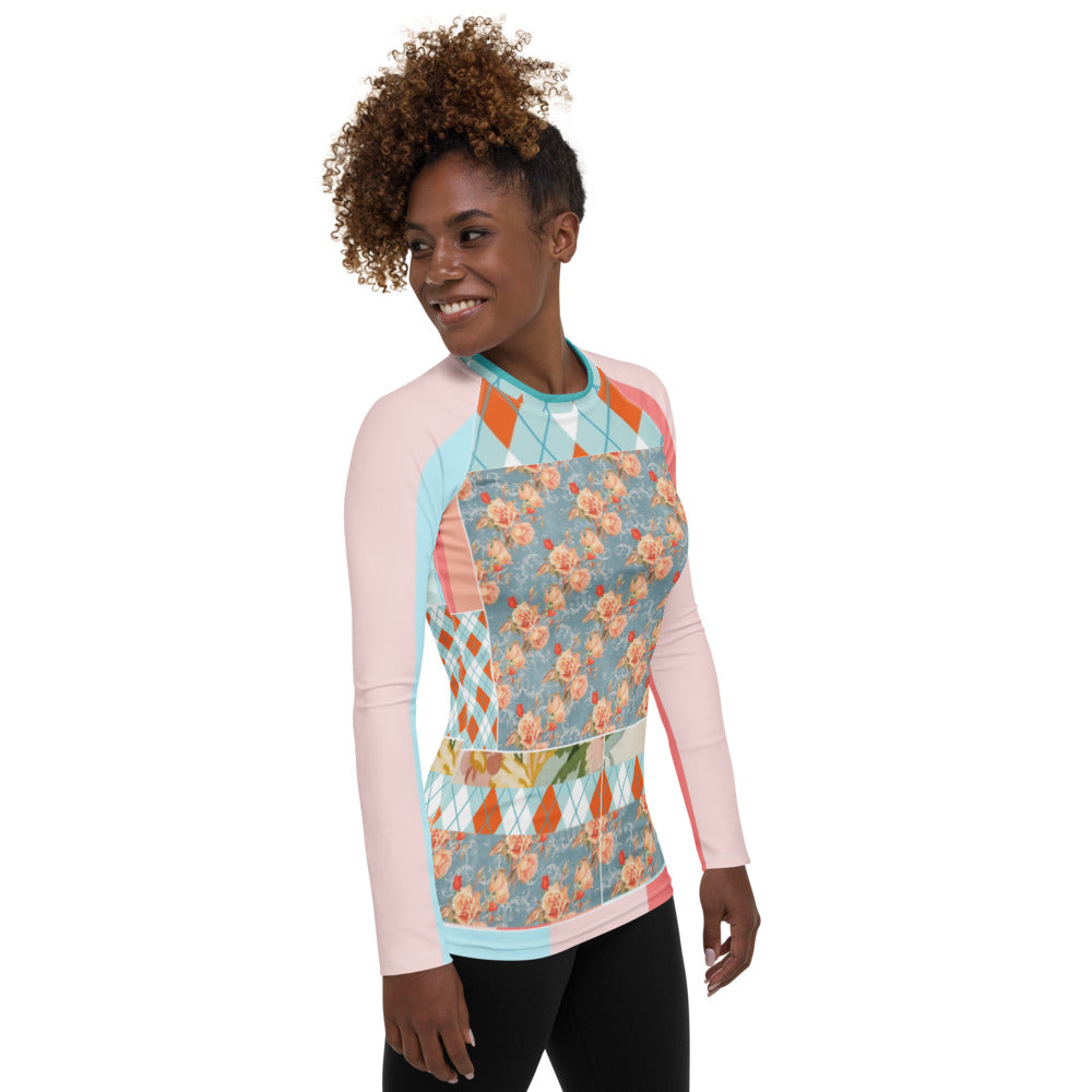 Peach Cream Rashguard - Fashion Top