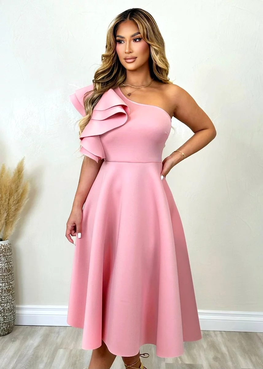 Perfect Pink Day Dress - Shop Now