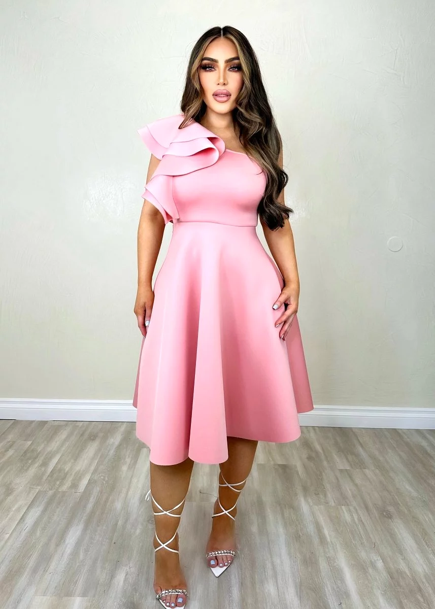 Perfect Pink Day Dress - Shop Now