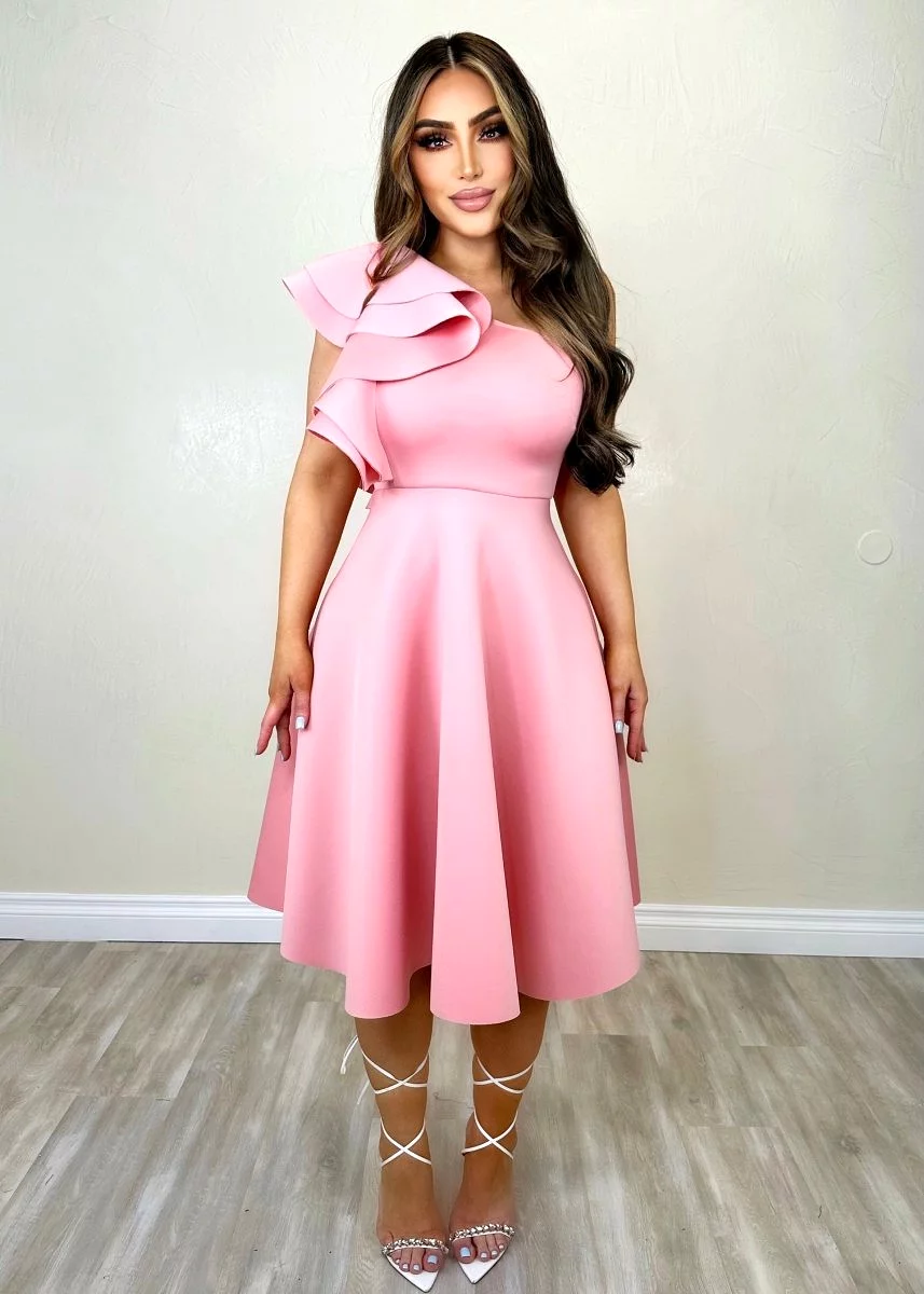 Perfect Pink Day Dress - Shop Now