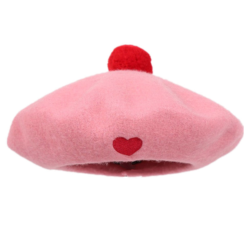 Pink Love Beret - BY51027