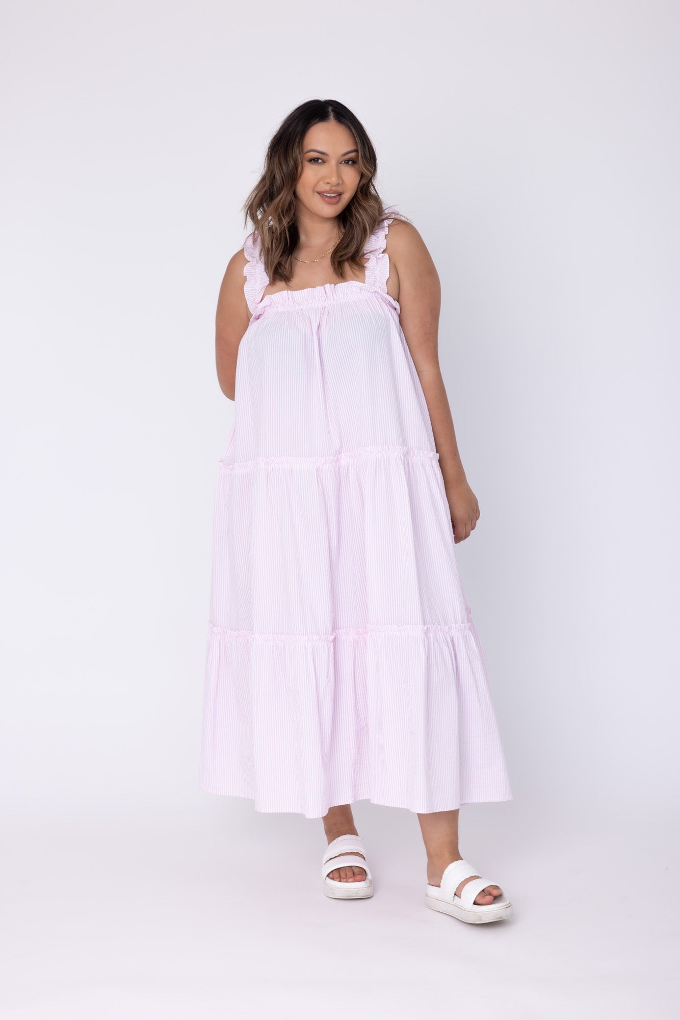 Pink Stripe ELLAS Dress