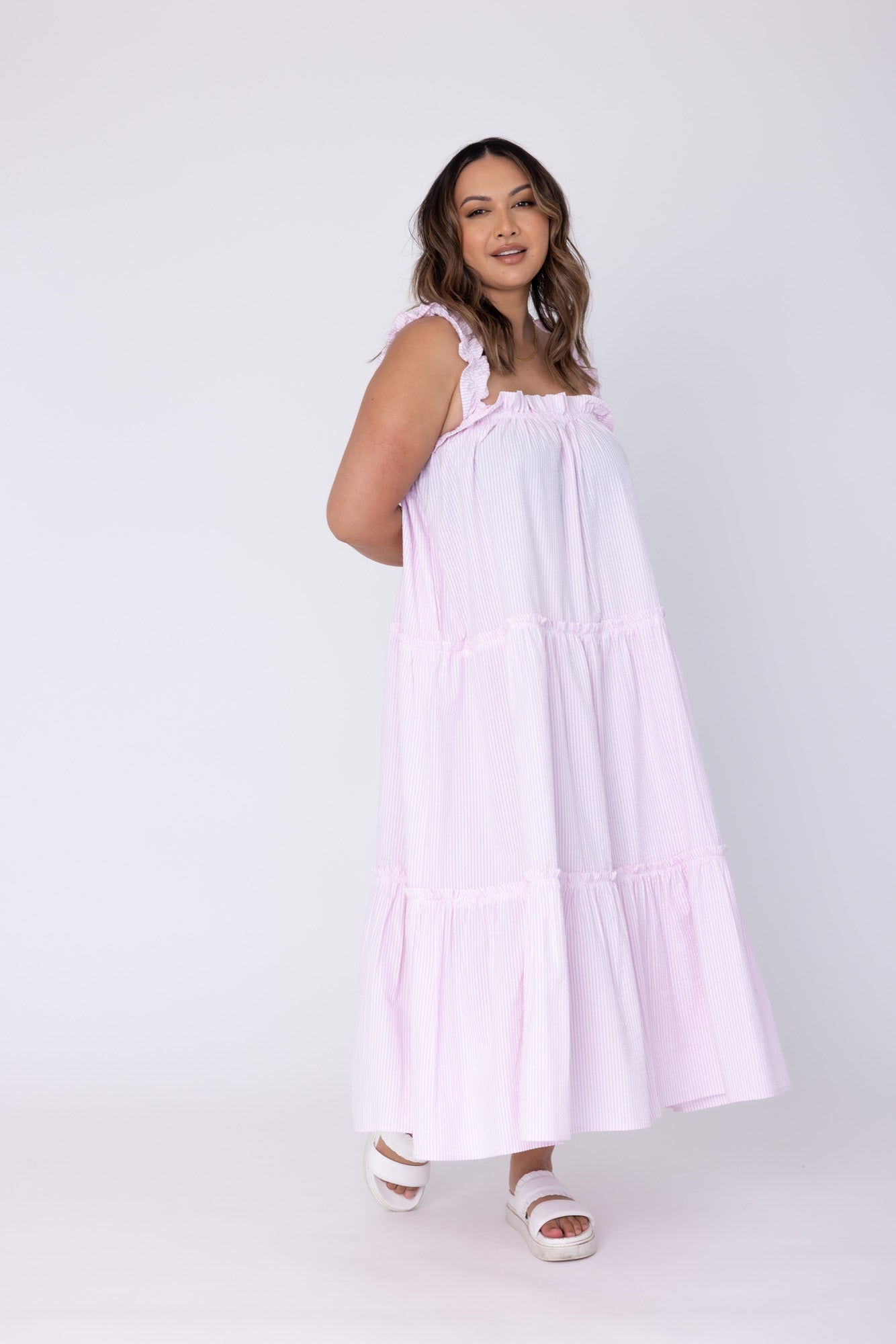 Pink Stripe ELLAS Dress