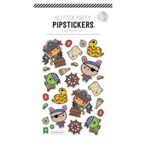 Pirate-themed Puffy Stickers