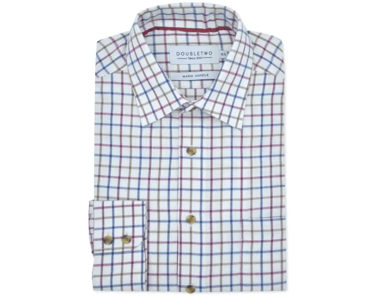 Plum Checkered Long Sleeve Shirt