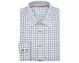 Plum Checkered Long Sleeve Shirt