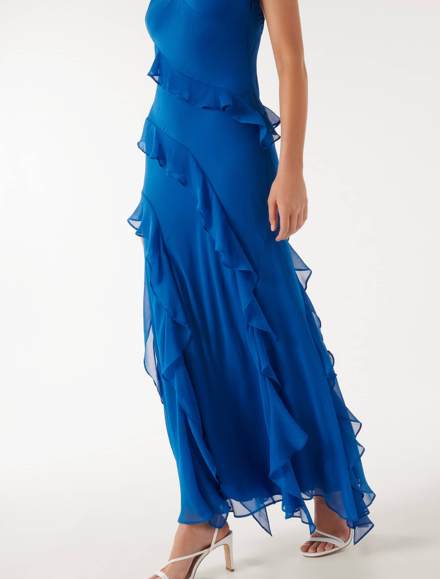 Poppy Ruffle Dress - Asymmetric and Stylish