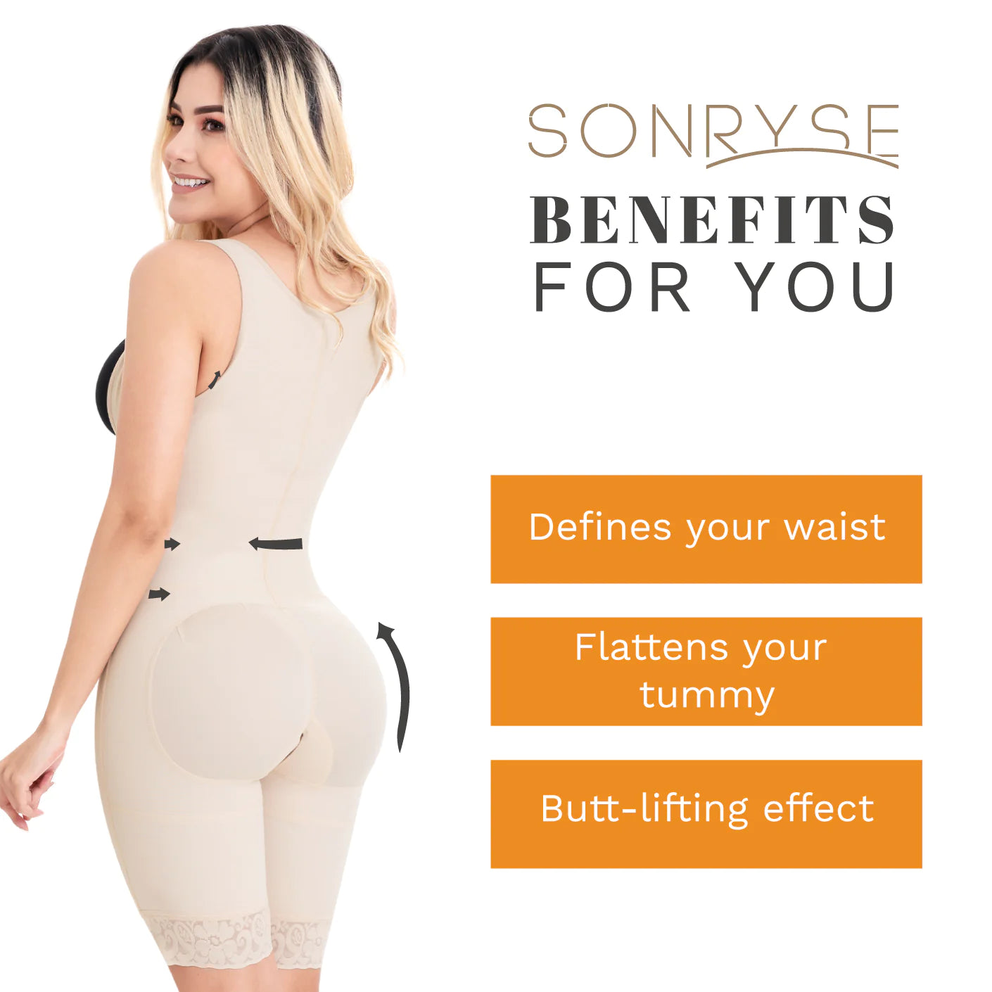 Postpartum and Post Surgery Tummy Control Shapewear | Powernet by SONRYSE 097ZF