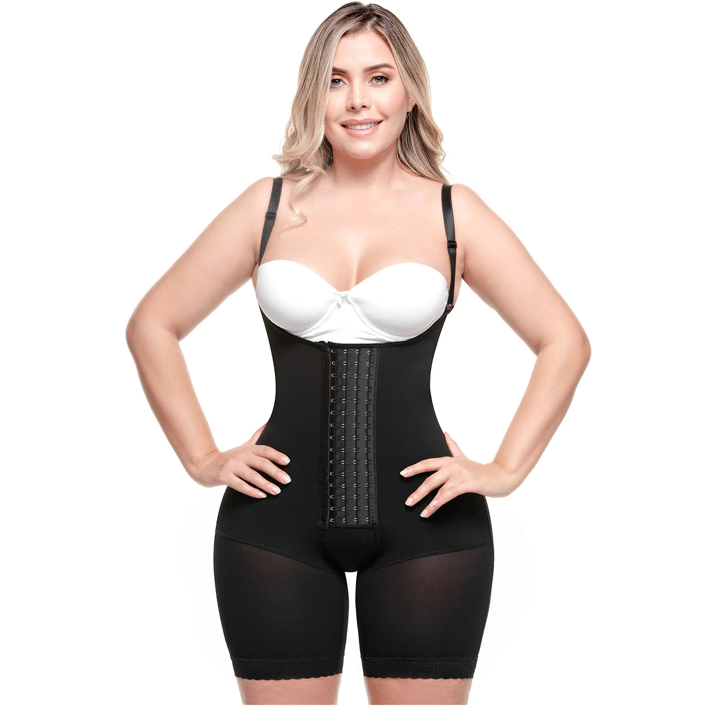 Postpartum Post Surgery Compression Garment | Tummy Control Butt Lifter Body Shaper | Daily Use Open Bust Shapewear