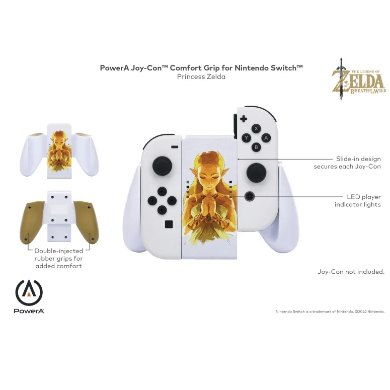 PowerA Comfort Grip for Nintendo Switch Princess Zelda