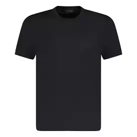 PRADA Black Logo Stitch T-Shirt