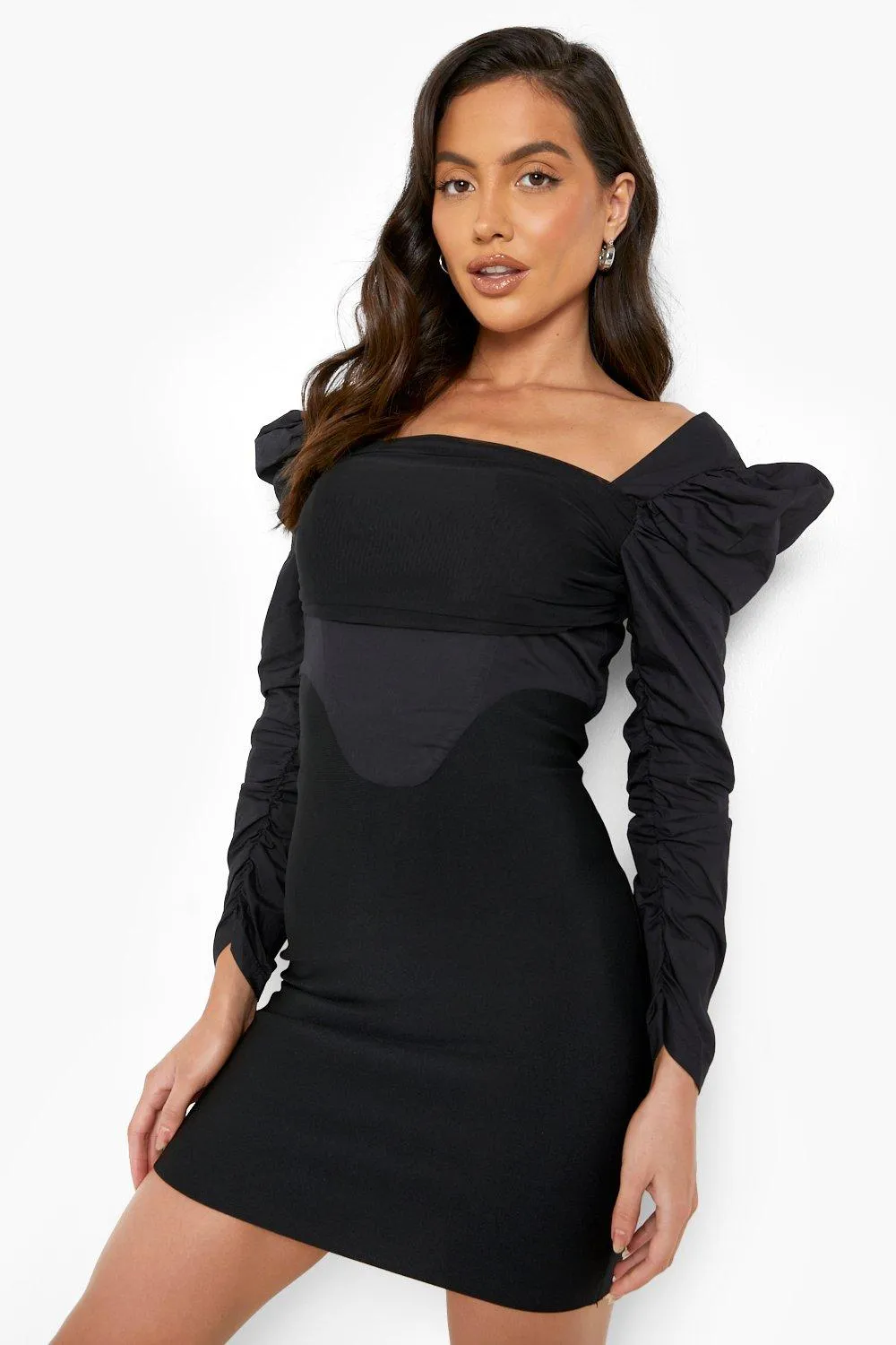 Premium Corset Style Bodycon Dress with Bandage