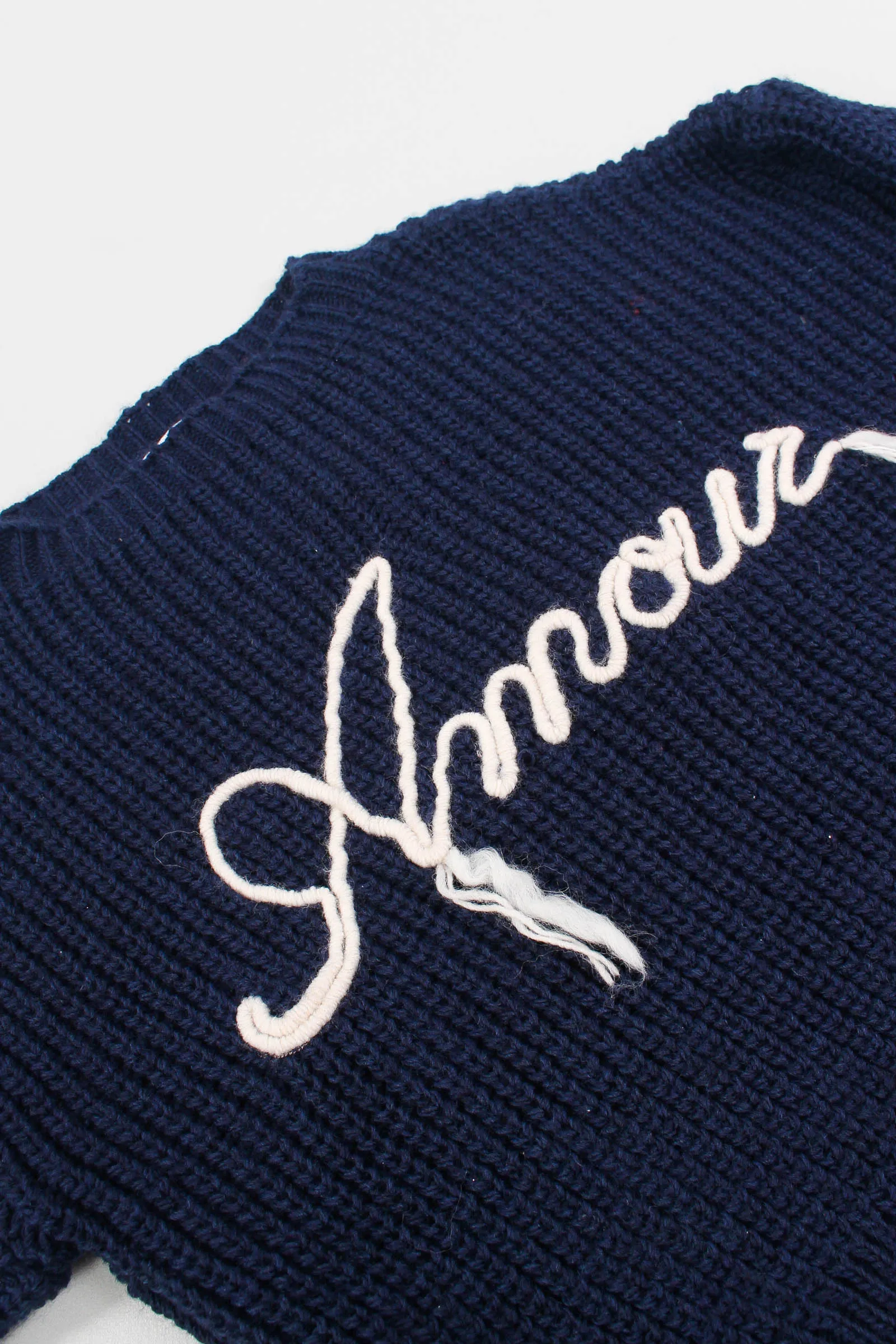 Embroidered Amour Crop Top