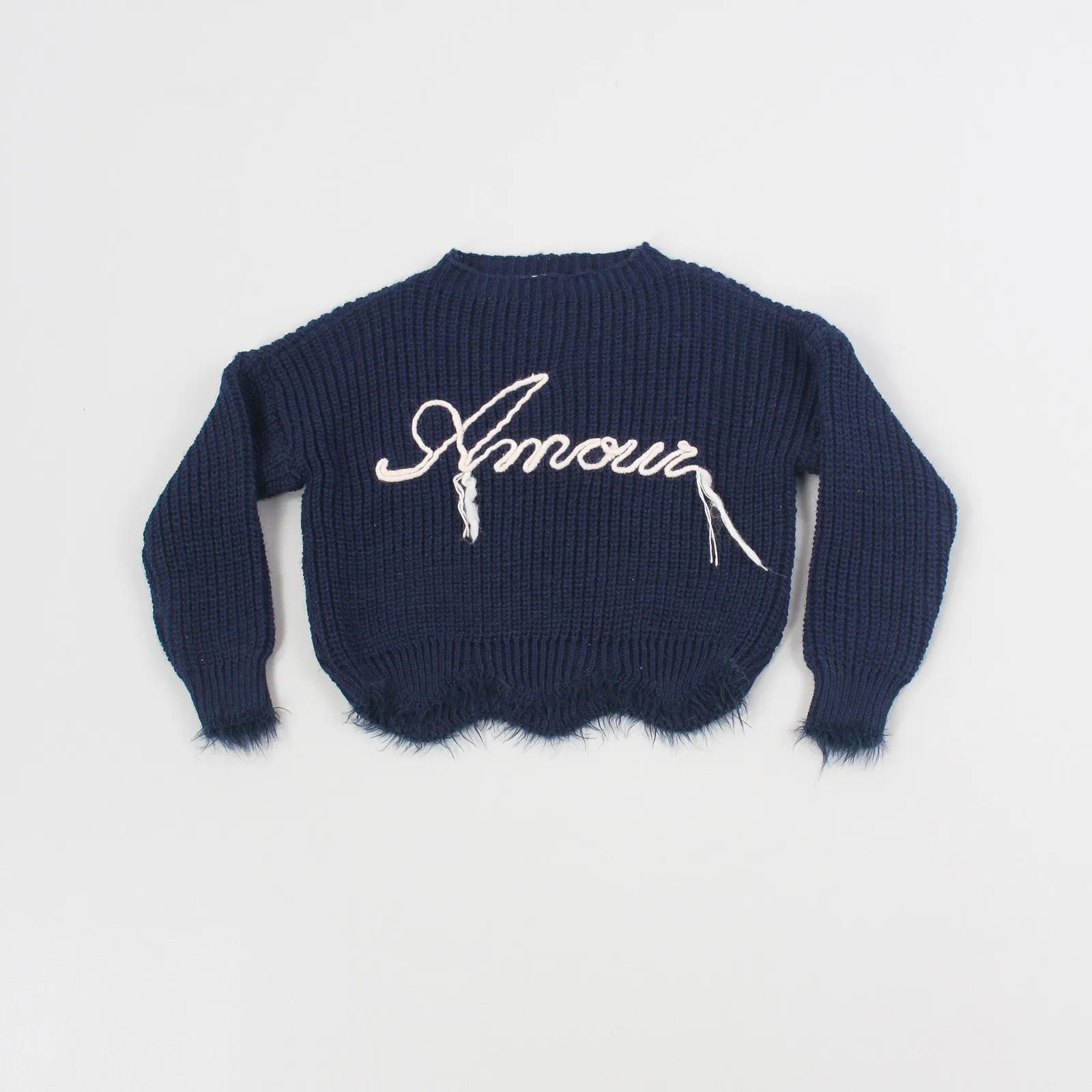 Embroidered Amour Crop Top