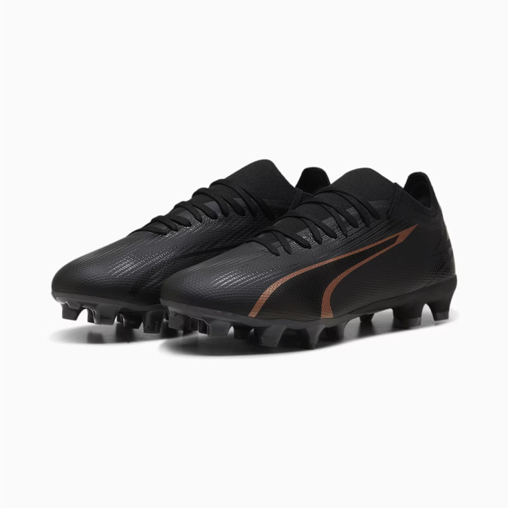 Puma Ultra Match Football Boots - Black/Copper Rose