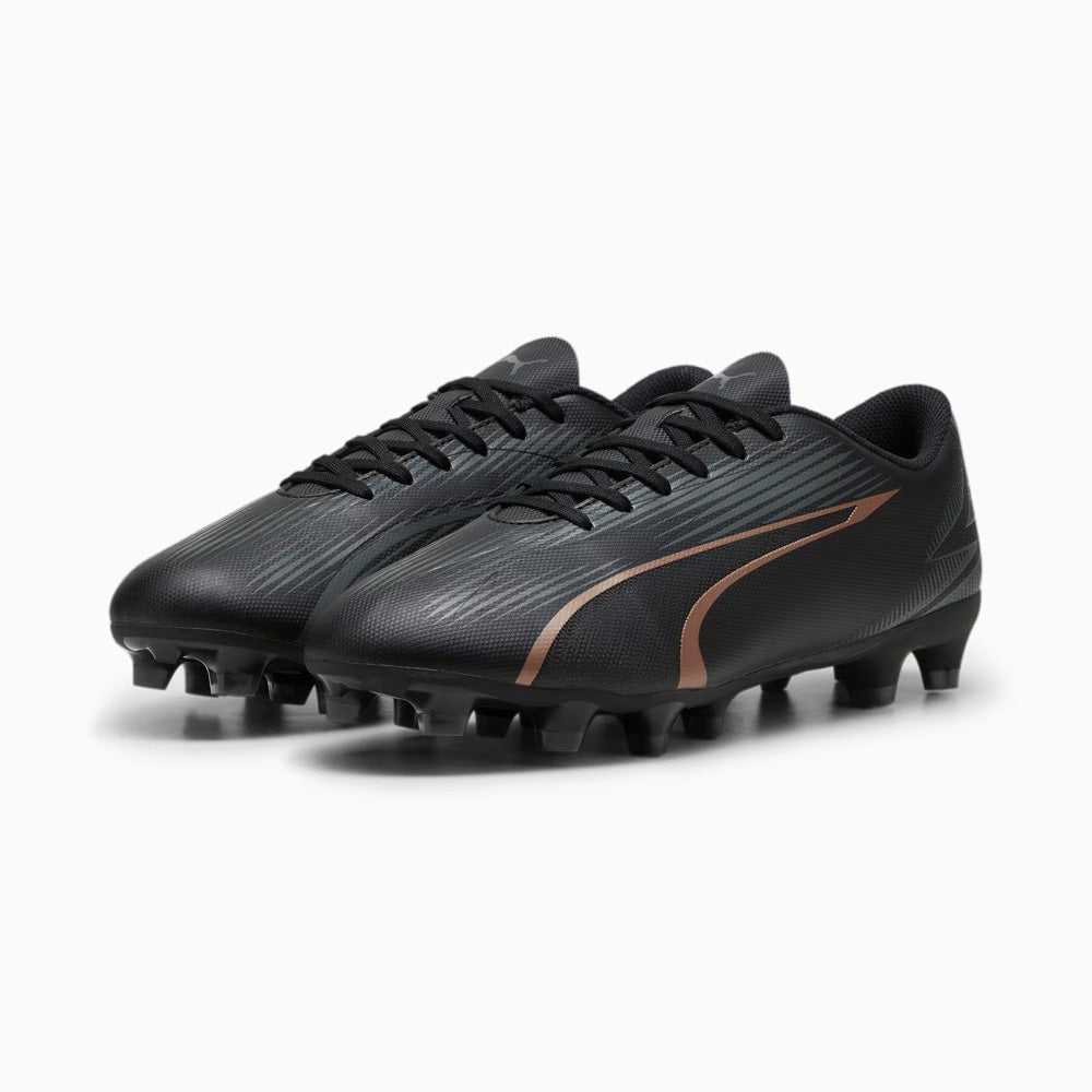 Puma Ultra Play FG/AG Football Boots Black Copper Rose.