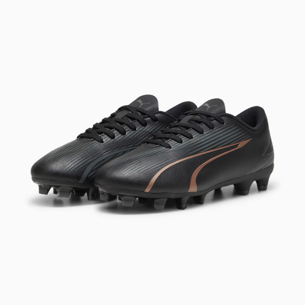 Puma Ultra Play Junior Football Boots - Black/Copper Rose