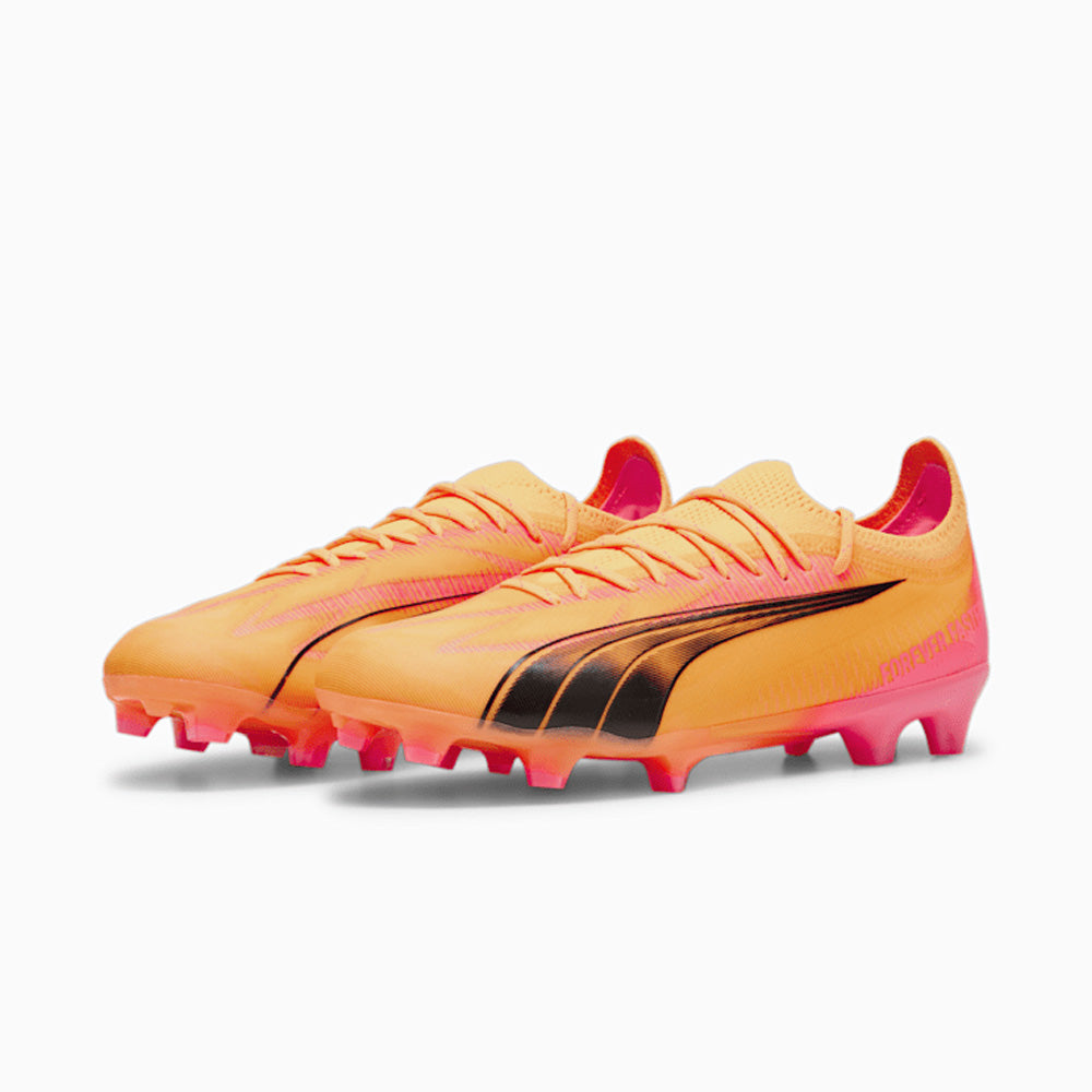 Puma Ultra Ultimate FG/AG Football Boots (Sun Stream/Black/Sunset Glow)