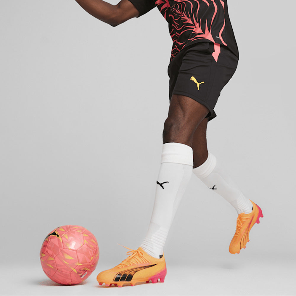 Puma Ultra Ultimate FG/AG Football Boots (Sun Stream/Black/Sunset Glow)