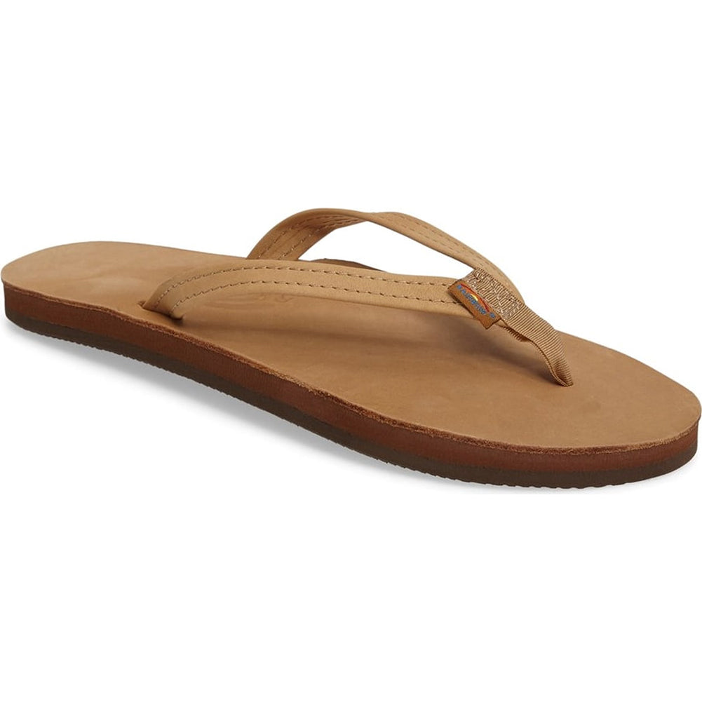 Rainbow Leather Women's Flip Flops