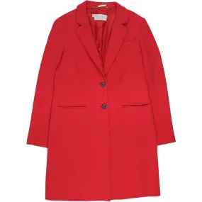 Red Fitted Single Breasted Hobbs Coat