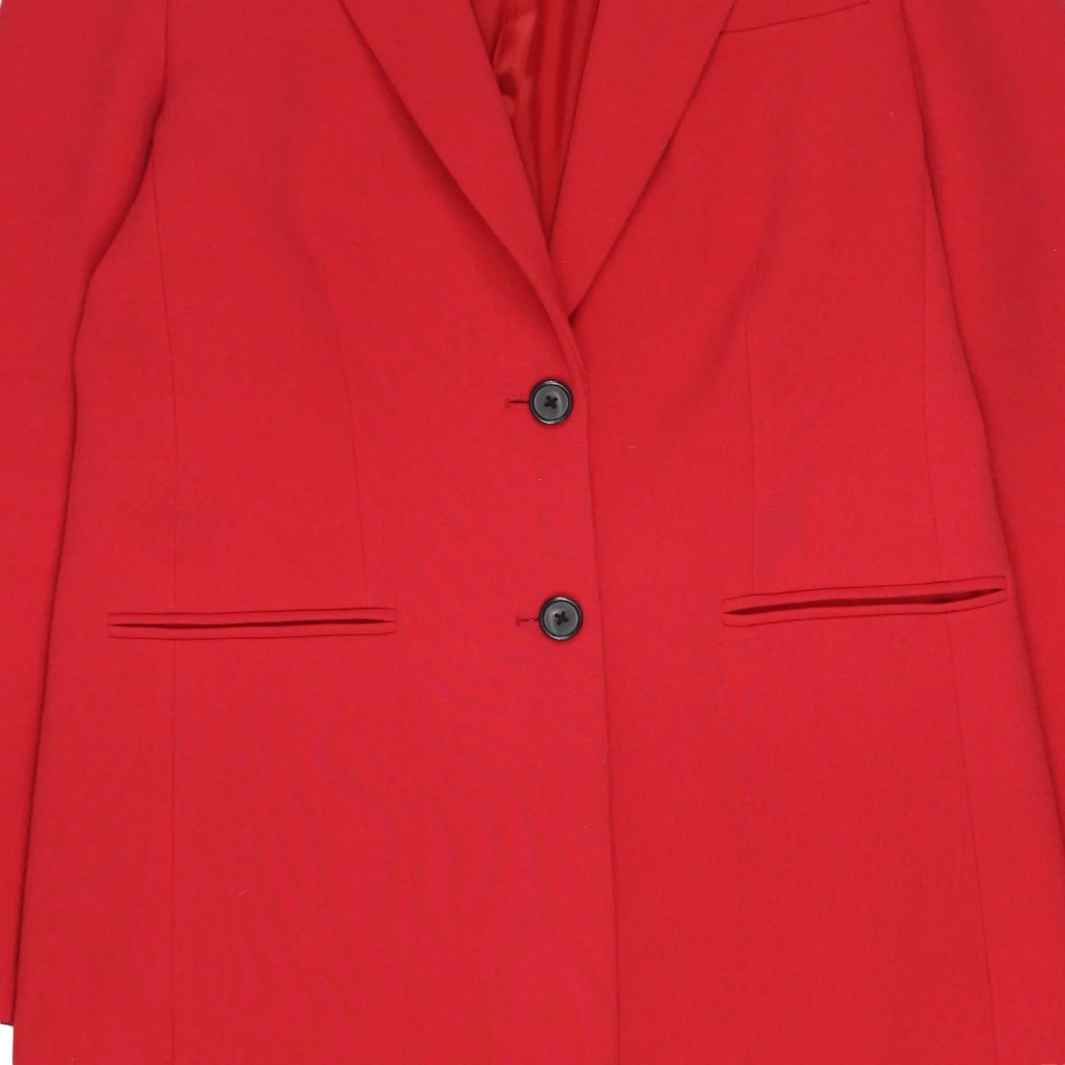 Red Fitted Single Breasted Hobbs Coat