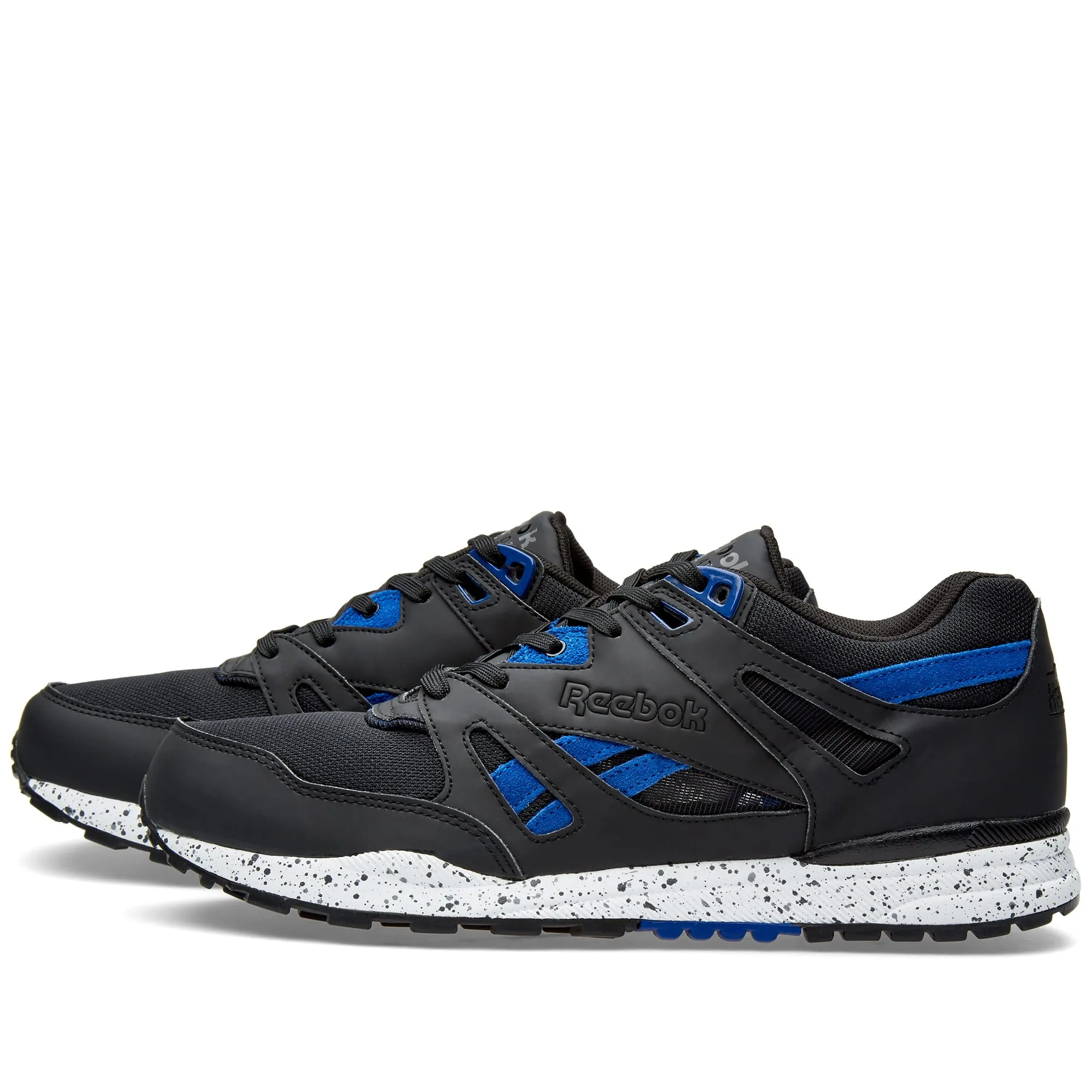 Reebok x Atmos Ventilator CNBlack, Collegiate Royal & Grey - Collaboration Sneakers