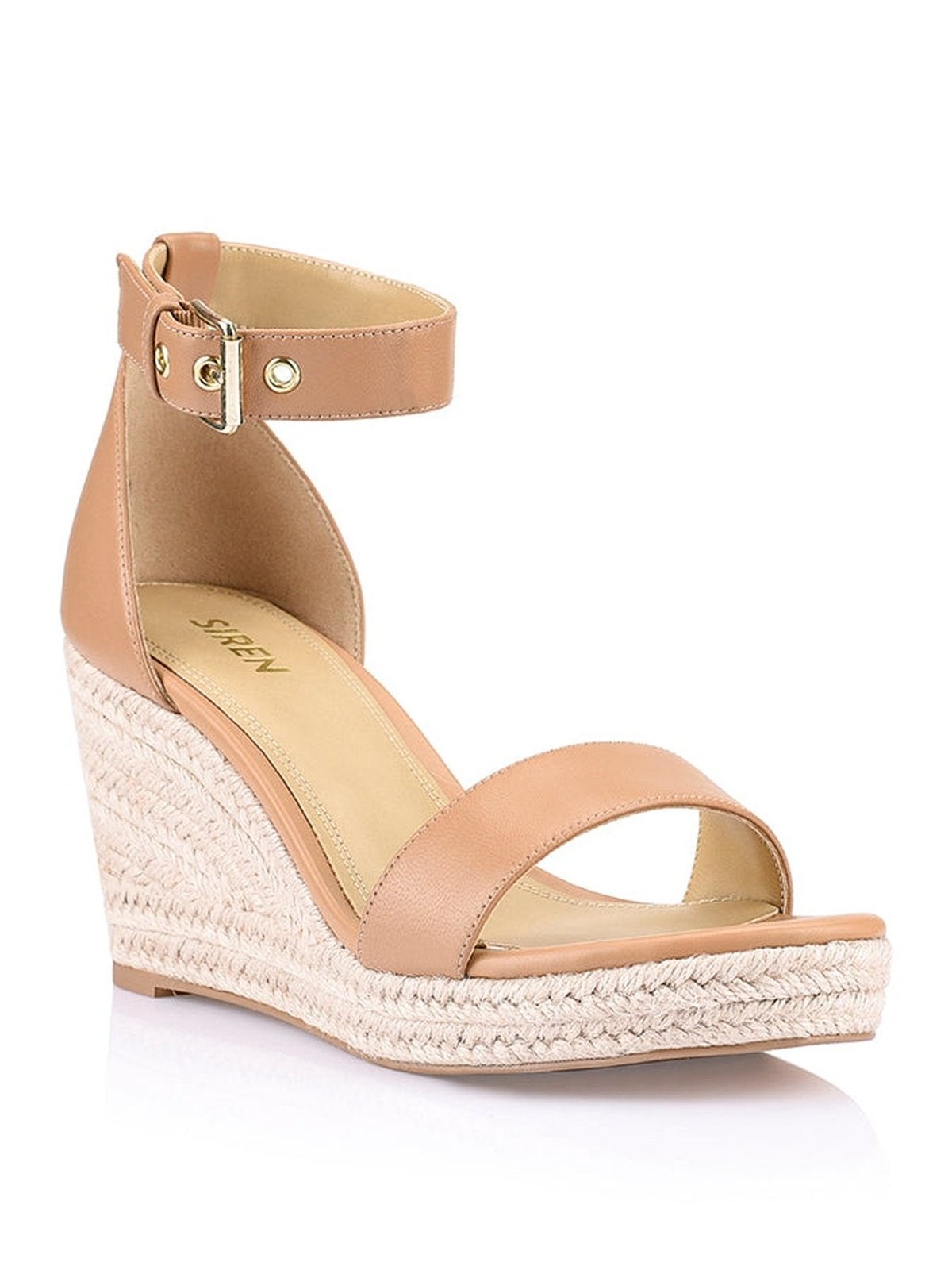 Reign II Wedge Sandals, Soft Tan Leather