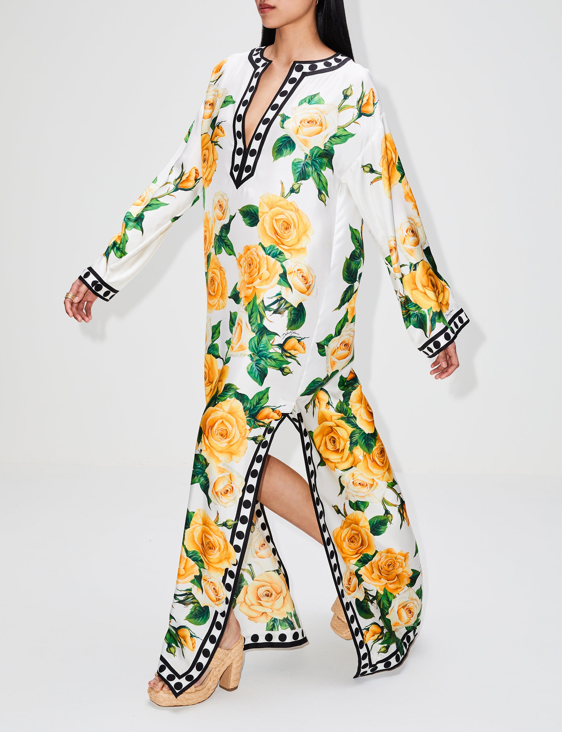 Result: Flower Print Kaftan