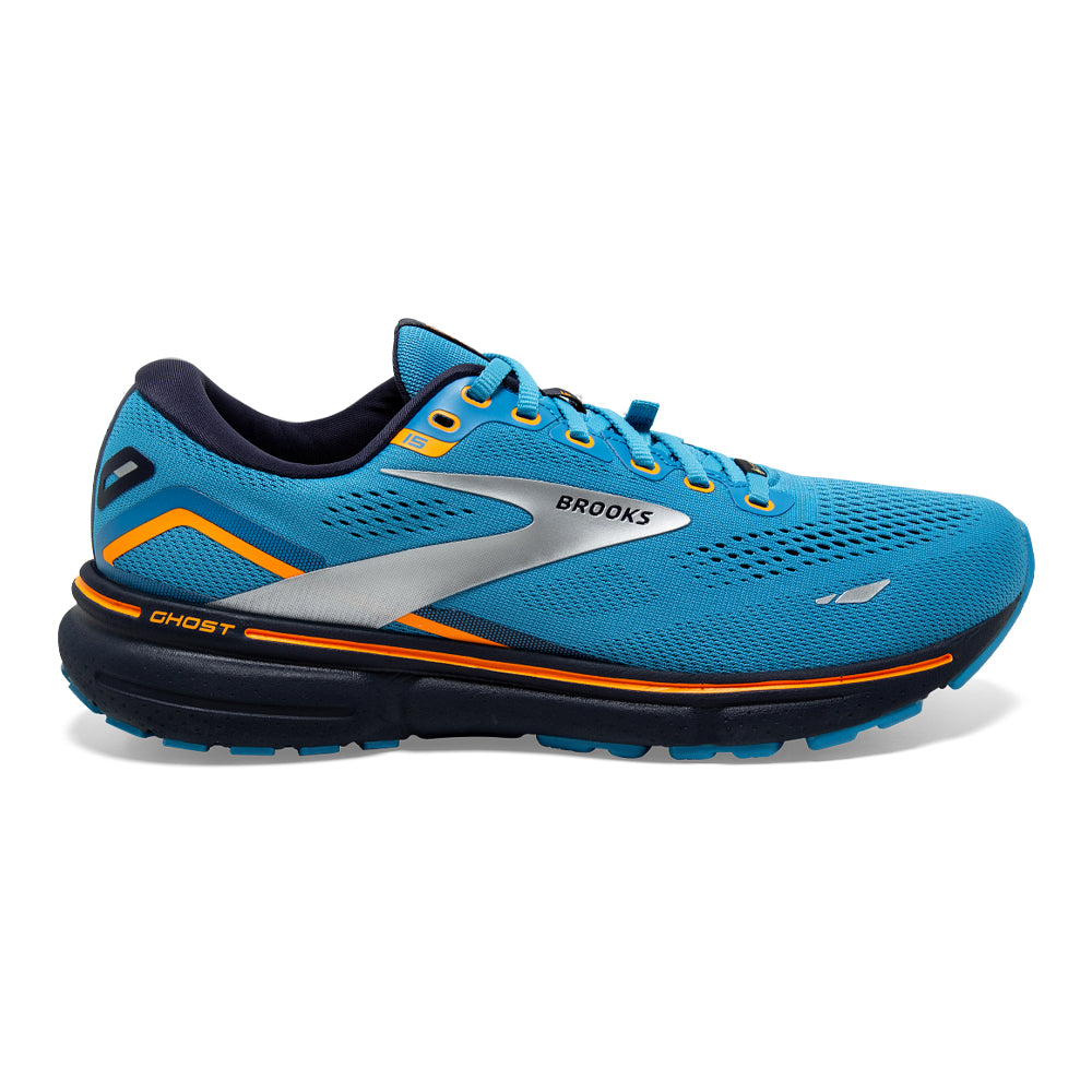 Results: Brooks Ghost 15 GTX Men's Running Shoes - Blue, Peacoat, Orange - Size 14 D Medium