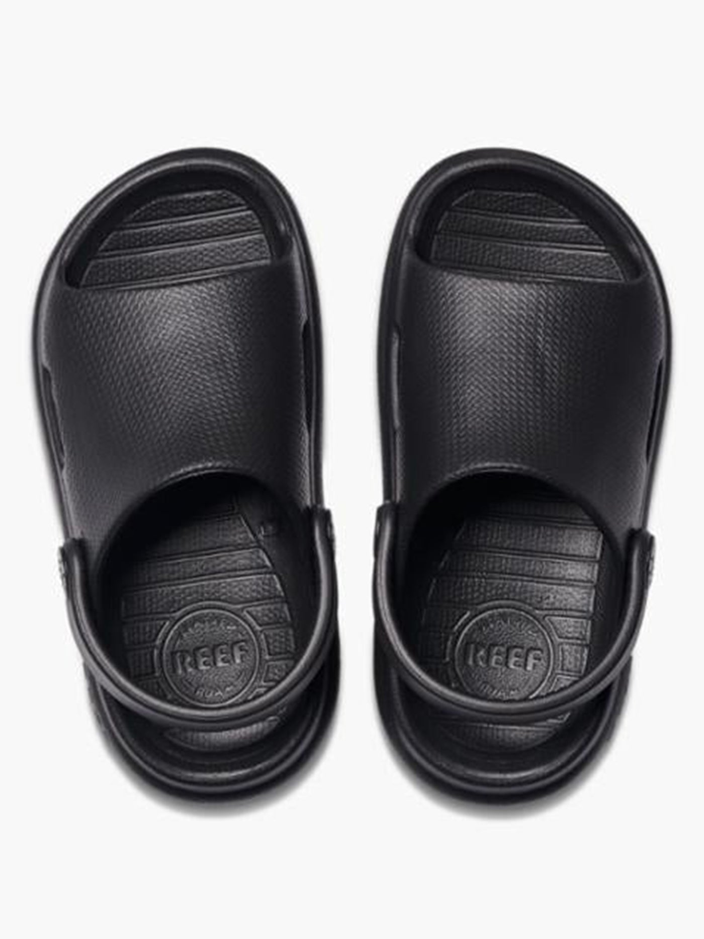 Rio Slide Black Sandals for Little Kids