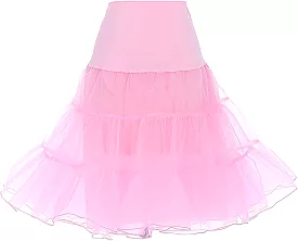 Rockabilly Petticoat, Crinoline Pink Standard.