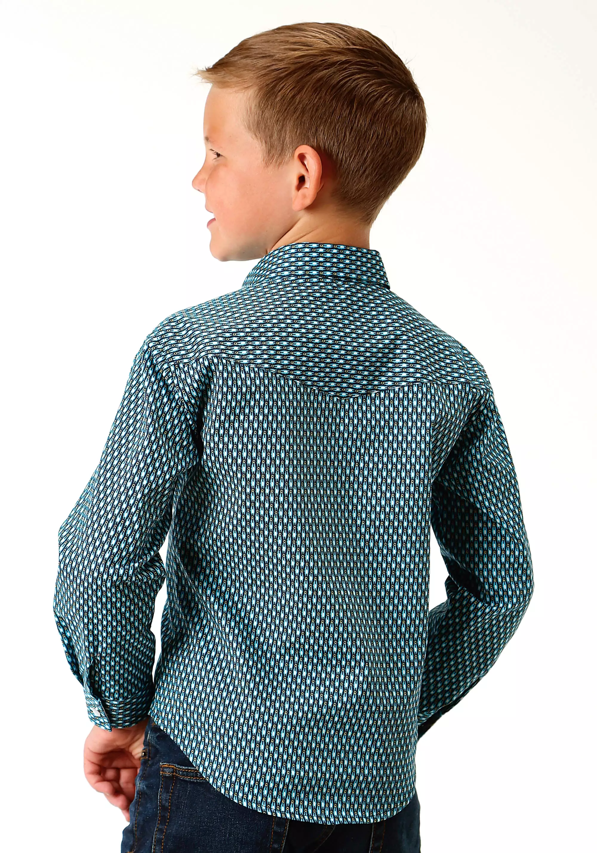 Roper Blue Shirt for Boys