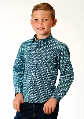 Roper Blue Shirt for Boys