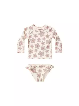 Rylee and Cru Hibiscus Maryn Rash Guard Set