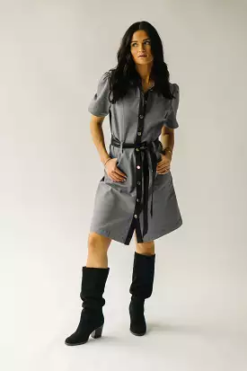 Salida Grey Button-Down Dress - Shop Now