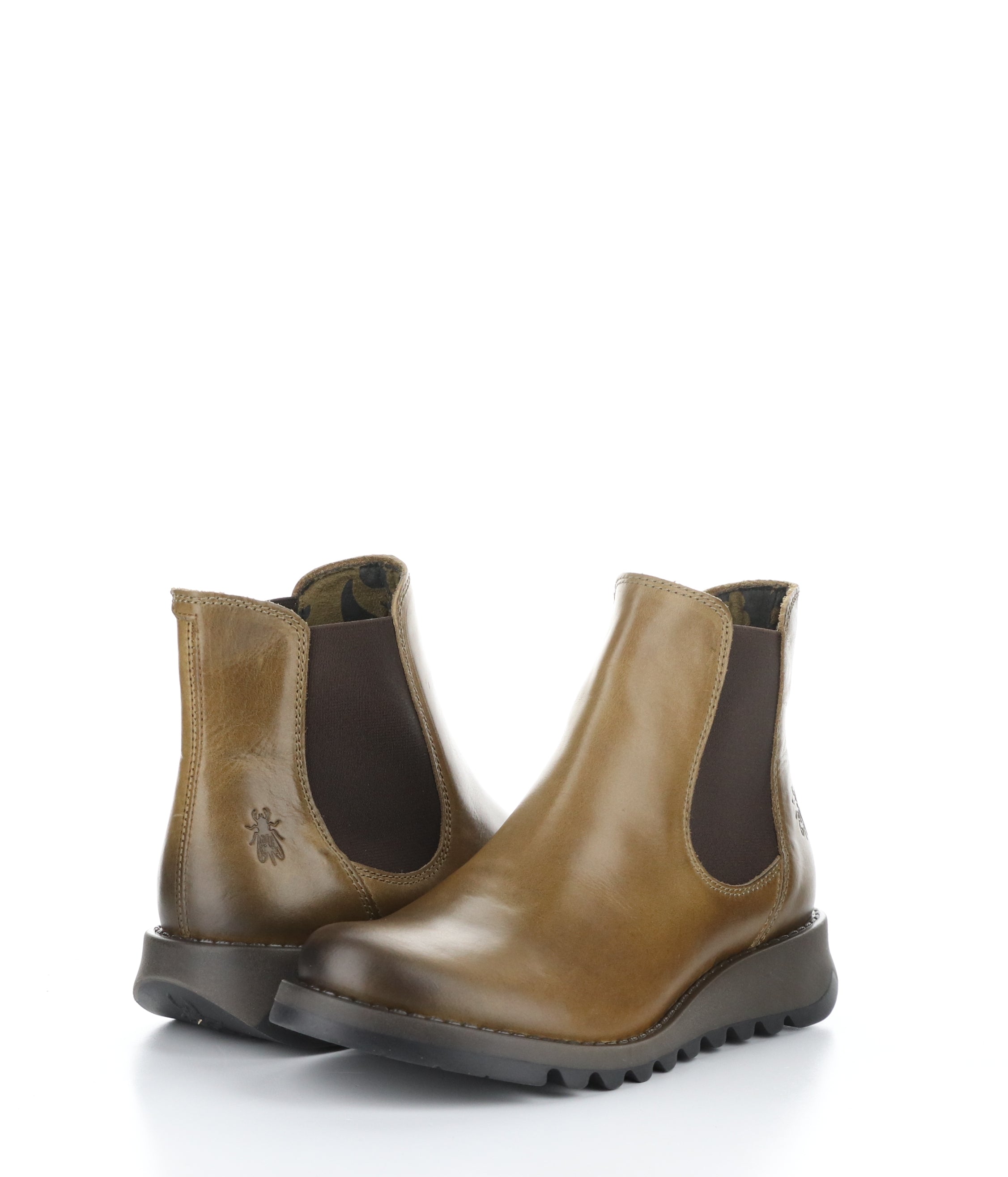 SALV 002 CAMEL Boots with Elasticated Fit