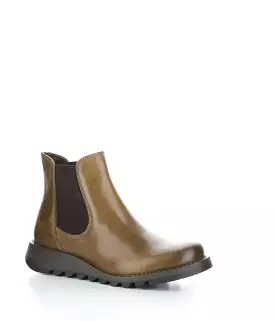 SALV 002 CAMEL Boots with Elasticated Fit