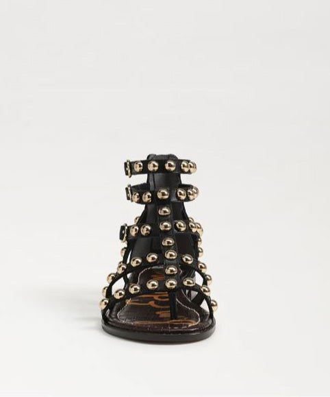 Sam Edelman Black Studded Gladiator Sandal