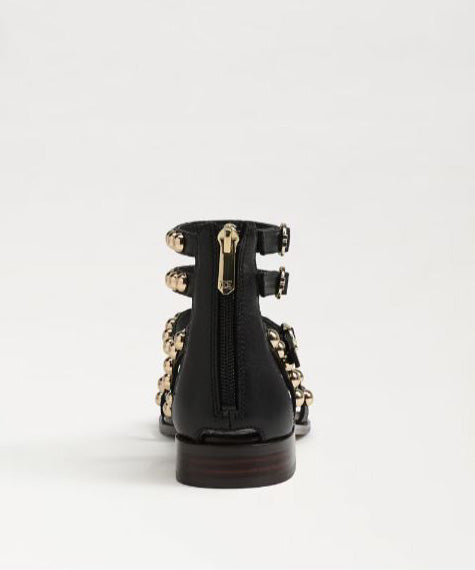 Sam Edelman Black Studded Gladiator Sandal