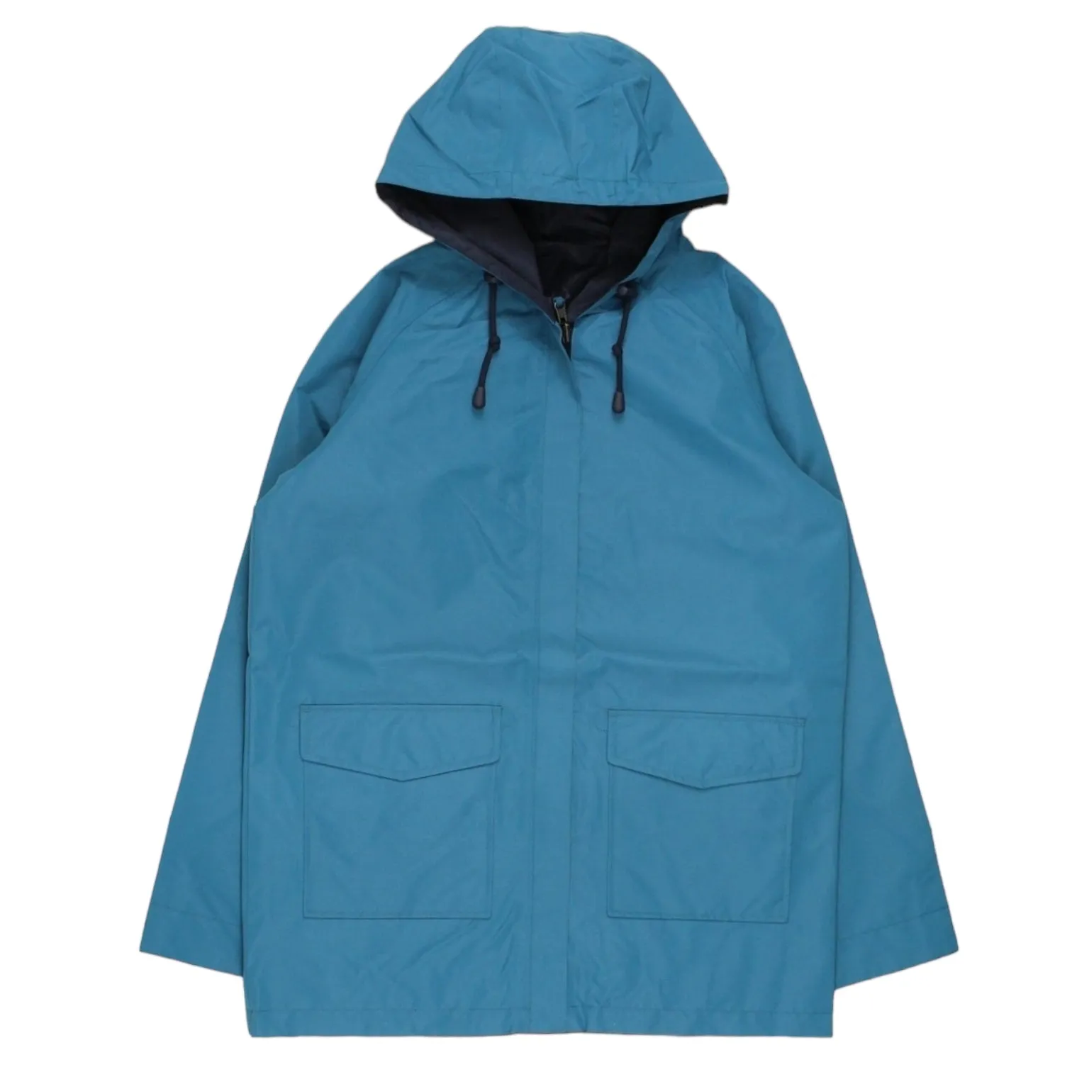 Seasalt Blue Navy Reversible Waterproof Rain Coat