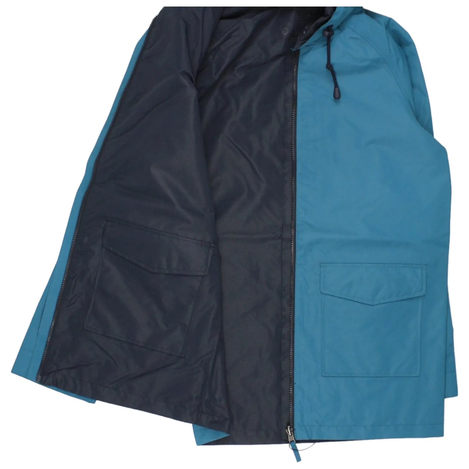 Seasalt Blue Navy Reversible Waterproof Rain Coat